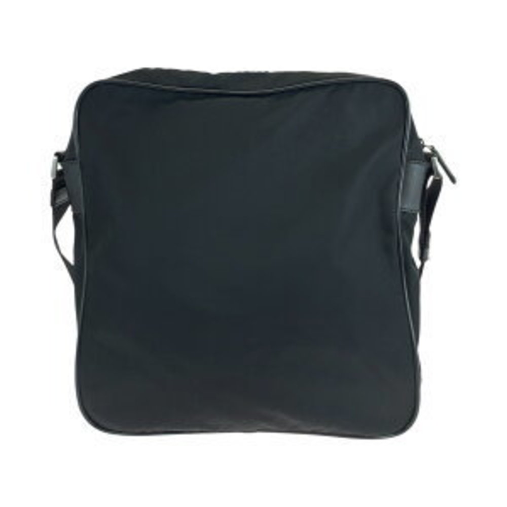 Prada Nylon Leather Shoulder Triangular Tessuto B… - image 2